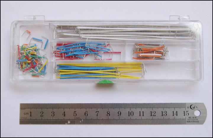 Produktbild OEM 140 Stk. Breadboard-Verbindungskabel mit Box (Kabel)