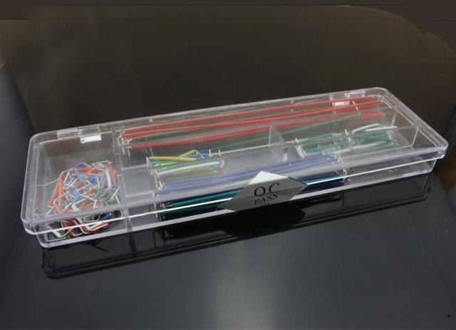 Produktbild OEM 140 Stk. Breadboard-Verbindungskabel mit Box (Kabel)