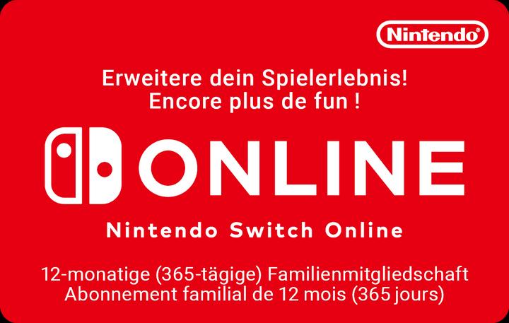 Nintendo Switch Online 12 months (Family) Digital Code (12 mesi)