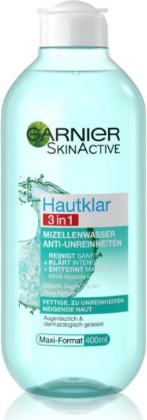 Garnier Skin Active, Micellar Fluid, 400 ml (Mizellenwasser, 400 ml)