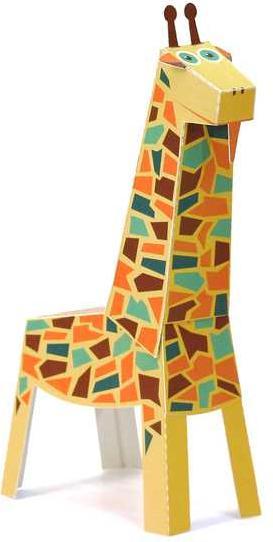 Actual product image Pukaca Paper toys. Maxi Giraffes