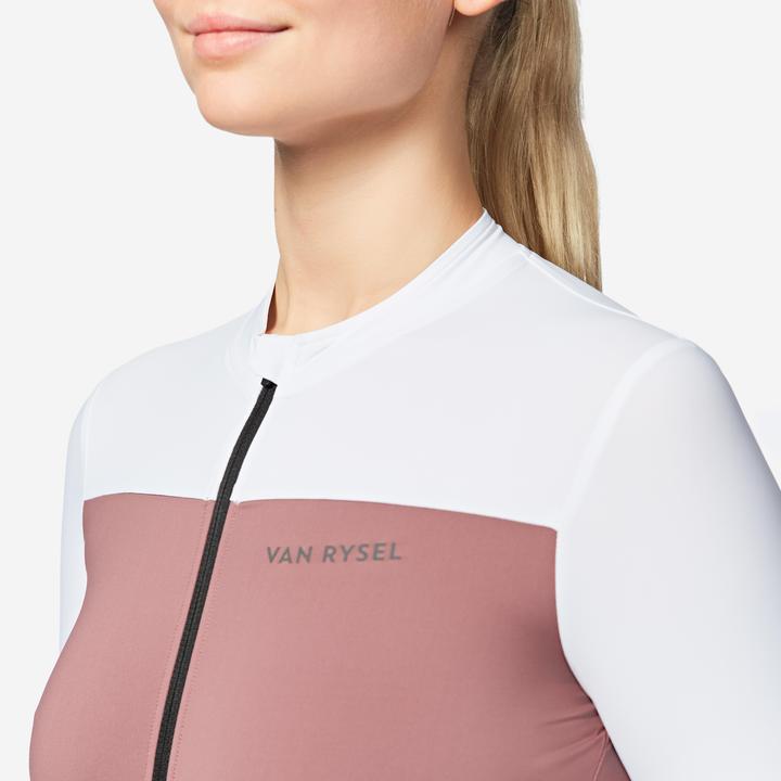 Image du produit Van rysel Maillot vélo route manches courtes été ajusté femme - EDR 2 rose (XL)