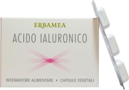 Actual product image Erbamea Hyaluronic Acid 24 Capsules