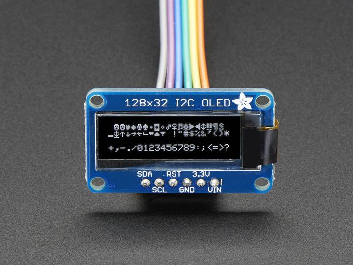 Actual product image Adafruit Monochrome 128x32 I2C OLED graphic display (Display)