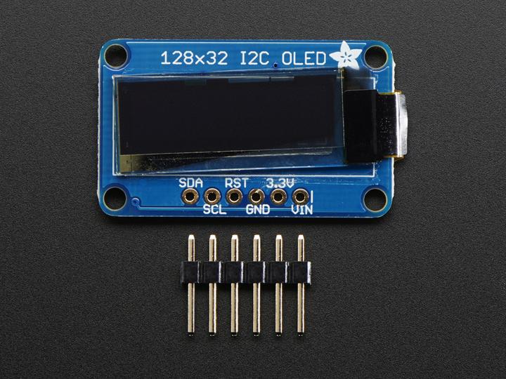 Actual product image Adafruit Monochrome 128x32 I2C OLED graphic display (Display)