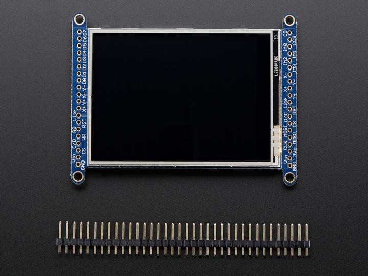 Produktbild Adafruit 2.8" TFT LCD with Touchscreen MicroSD Socket (Diverse)