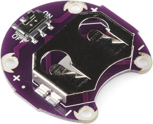 Actual product image LilyPad Holder for button cell batteries