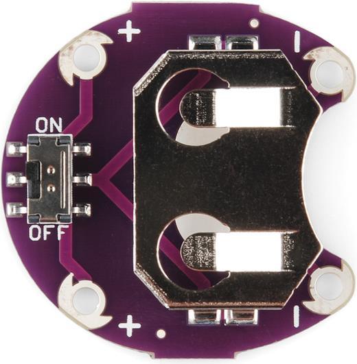 Actual product image LilyPad Holder for button cell batteries