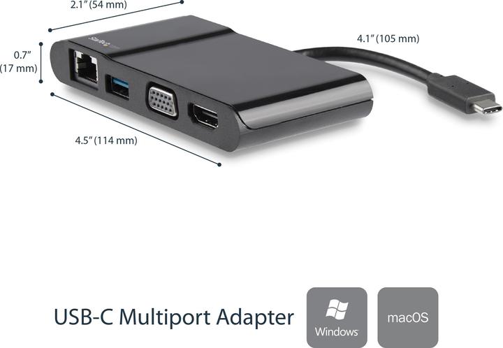 Produktbild StarTech USB Typ-C zu (USB-C, 1 Ports)