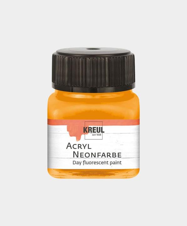 Produktbild Kreul Acryl Neonfarbe, 20 ml (Neon-orange, 20 ml)