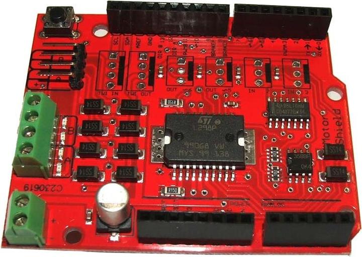 Actual product image OEM L298P Motor Shield R3 for Arduino