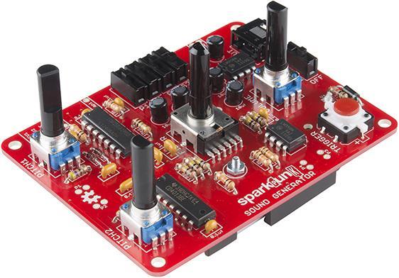 Actual product image SparkFun SparkPunk Sound Kit (Electronics kit)