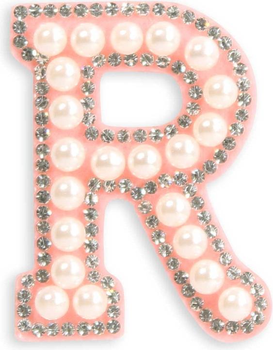 Produktbild PhoneLook Sticker Aufkleber für Handy/Tablet/Computer 3D Pearls Buchstabe R