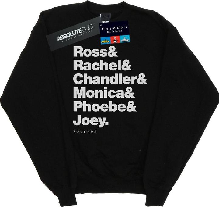 Produktbild Friends First Names Text Sweatshirt (4XL)