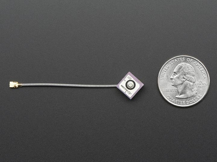 Actual product image OEM Passive GPS antenna uFL 9mm x 9mm -2dBi gain