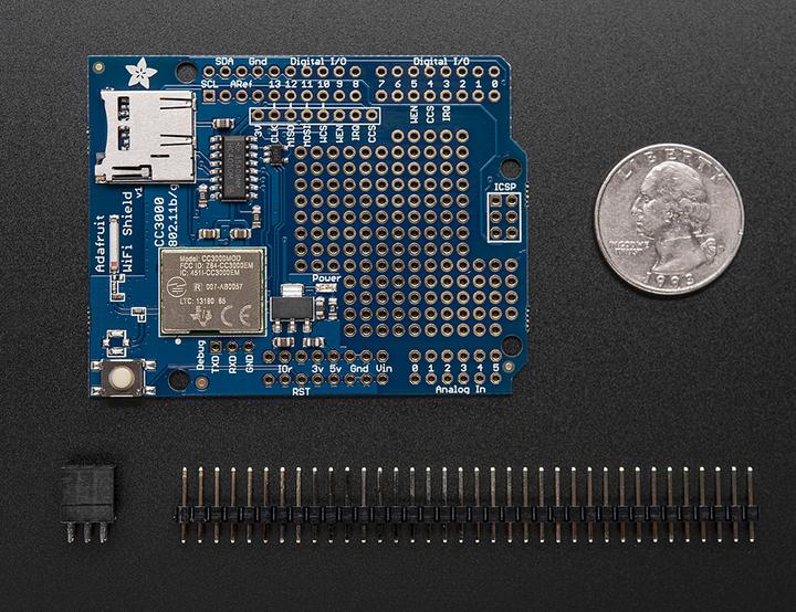 Actual product image Adafruit CC3000 WiFi Shield with Onboard Antenna
