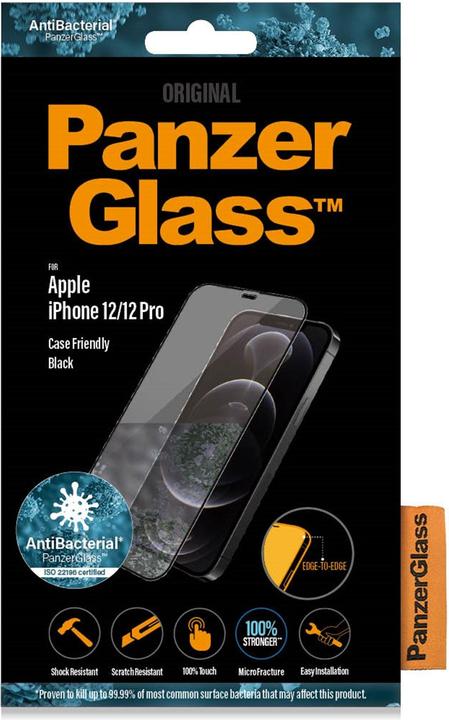 Produktbild PanzerGlass Edge-to-Edge (1 Stück, Apple iPhone 12, Realme 12 Pro+)