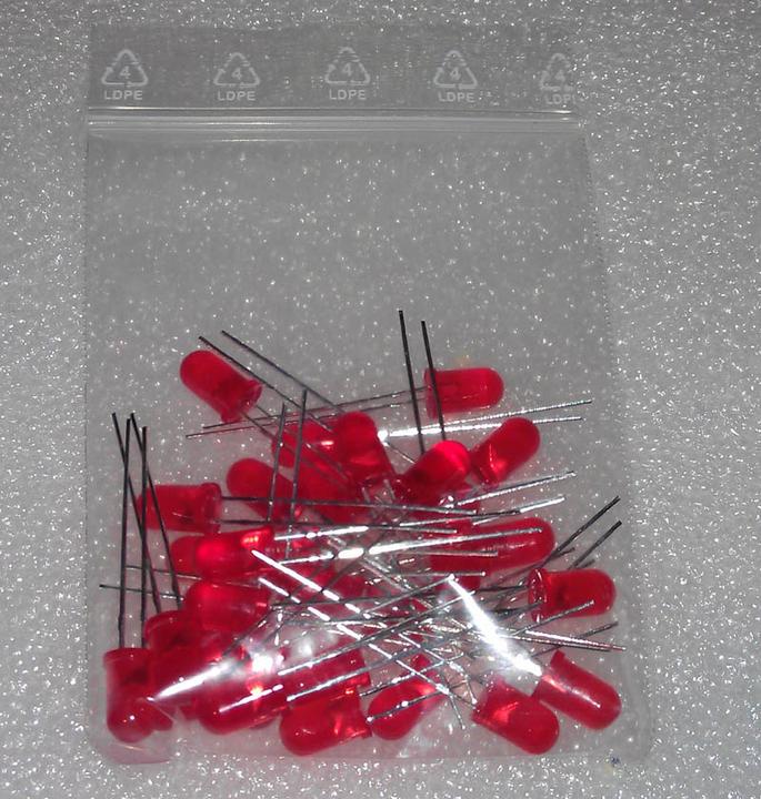 Image du produit OEM 30 pièces. LED rouge 5mm