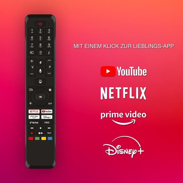 Produktbild Telefunken XF43TO750S (108 cm (43 Zoll), schwarz, FullHD, Triple Tuner, SmartTV, TiVo Betriebssystem) (43", LED, Full HD, 2024)