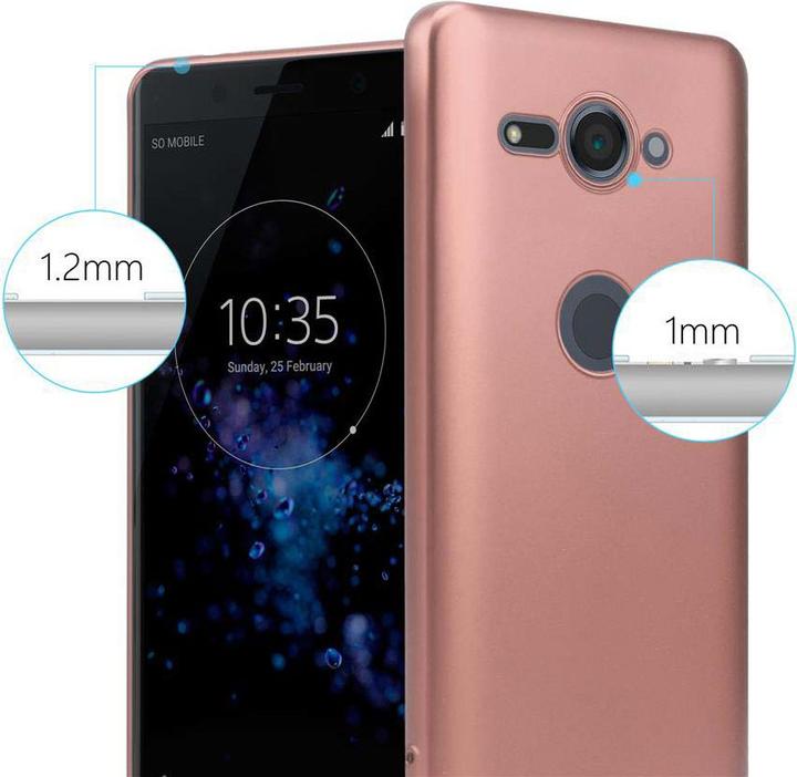Produktbild Cadorabo TPU Matt Metallic Hülle (Sony Xperia XZ2 Compact)