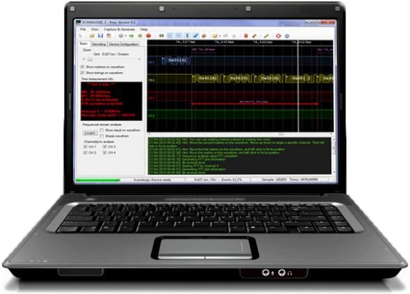 Produktbild Ikalogic Scanalogic 2 PRO Logic Analyzer mit PWM Generator
