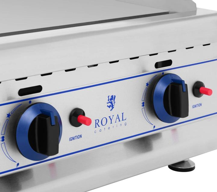 Produktbild Royal Catering Grill Gasgrill Gasbräter Griddleplatte Grillplatte Griddle Bratplatte Bräter Gas (3 kW)