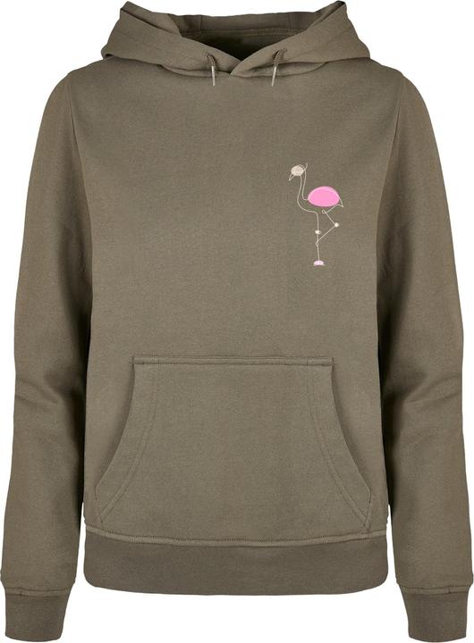 Produktbild Merchcode Ladies Flamingo Basic Hoody - 116465 (M)