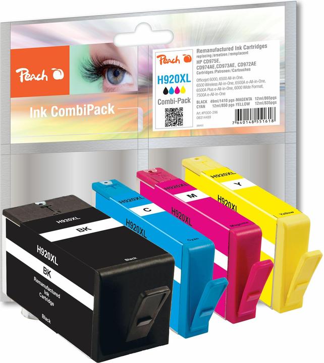 Peach 920xl (M, BK, C, Y)
