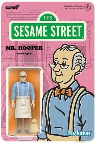 Produktbild Super7 Sesamstrasse ReAction Actionfigur Wave 03 Mr. Hooper 10 cm