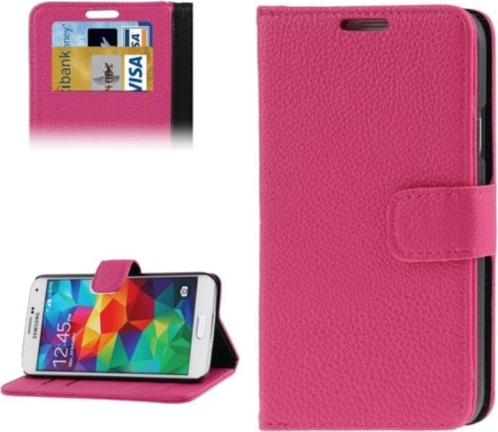 Produktbild König Design Schutzhülle Handytasche (Flip Quer) für Handy Samsung Galaxy S5 / S5 Neo Pink (Samsung Galaxy S5, Samsung Galaxy S5 Neo)