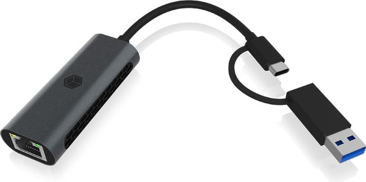 Icy Box IB-LAN301-C3 (USB-C, USB, RJ45 2.5 Gigabit Ethernet (1x))