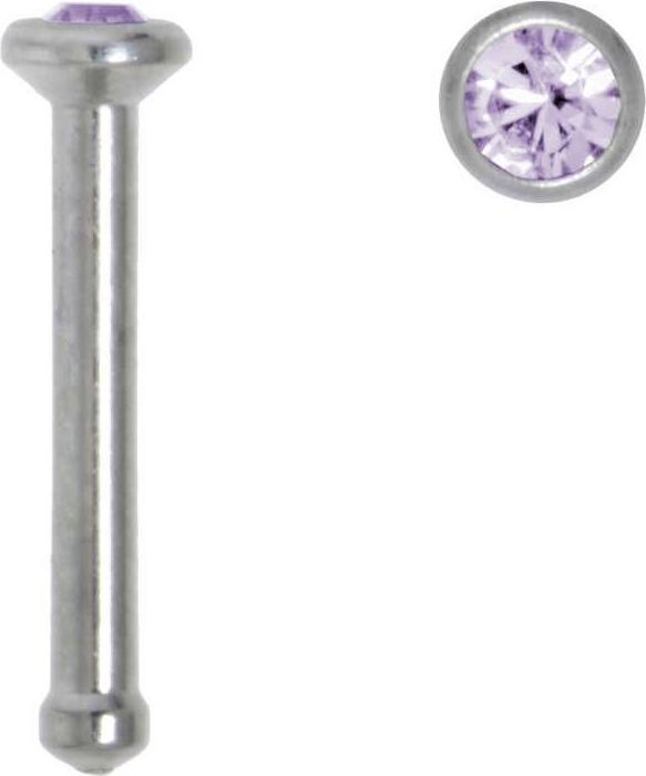 Bijouteria Nasenpiercing (Edelstahl, Kristall)