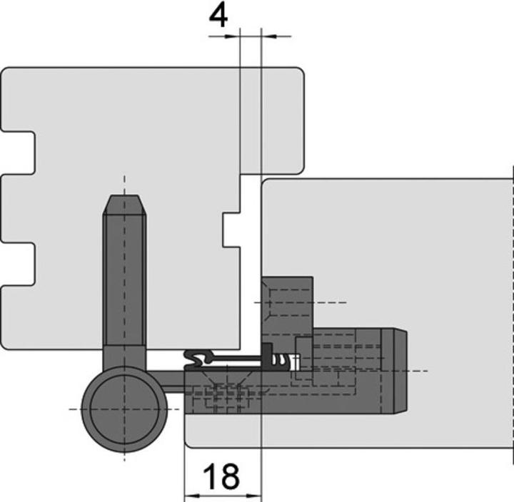 Actual product image Simonswerk Front door hinges BAKA 2D 20 and 2D 20 FD
