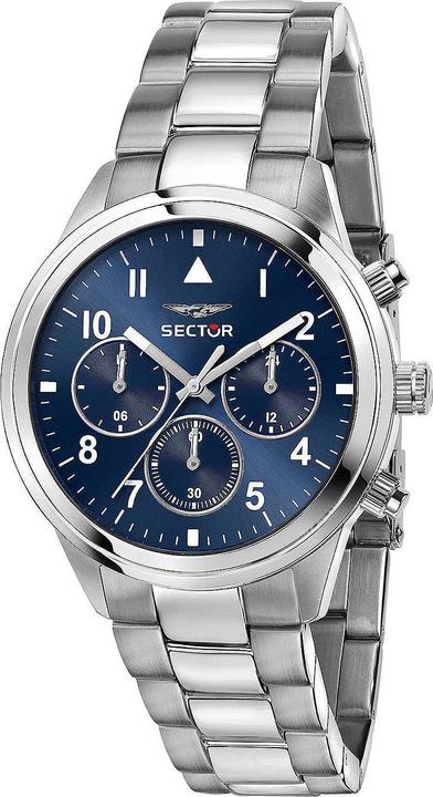 Sector R3253540012 Serie 670 Dual Time 40mm 5ATM (Sportuhr, 40 mm)