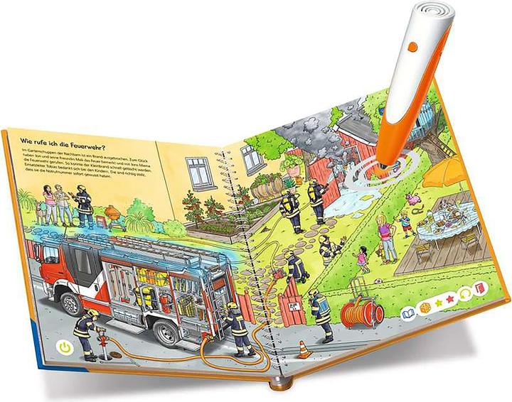 Immagine prodotto tiptoi Bei der Feuerwehr (Tedesco, Niklas Böwer, Daniela fuggire, 2022)