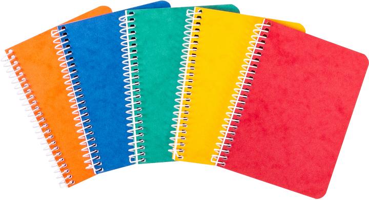 Immagine prodotto Novooo Spiralheft assortiert (91 x 121 mm, Quadretti)
