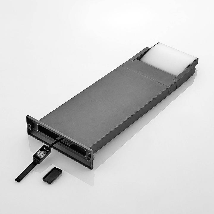 Actual product image Lindby Cathalena LED garden light Dark Grey (750 lm, IP54)