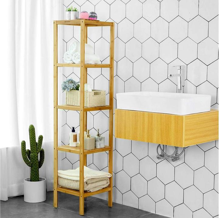 Immagine prodotto Songmics Bamboo (33 x 33 x 146 cm)