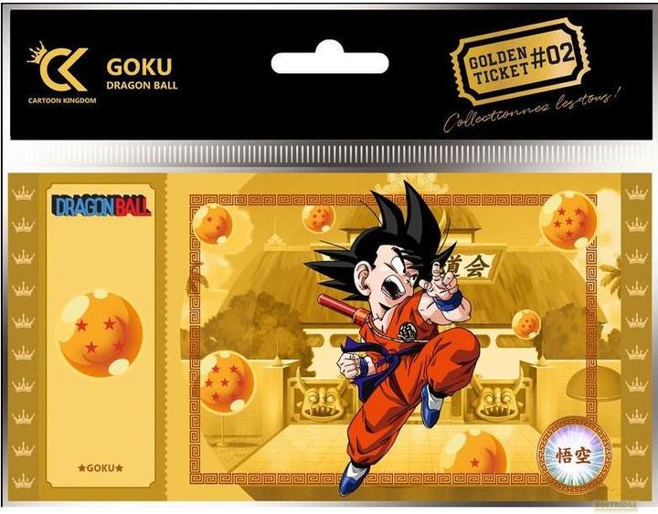 Produktbild Dragon Ball - Son Goku Golden Tickets Black Edition (Booster Pack)