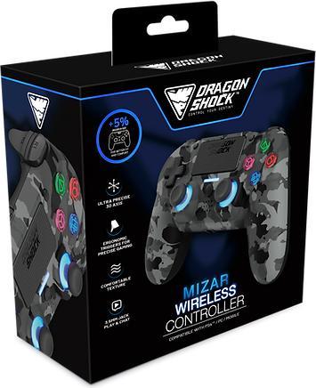 Actual product image DragonShock Controller Mizar Wireless grey camo PS4 (PS4)