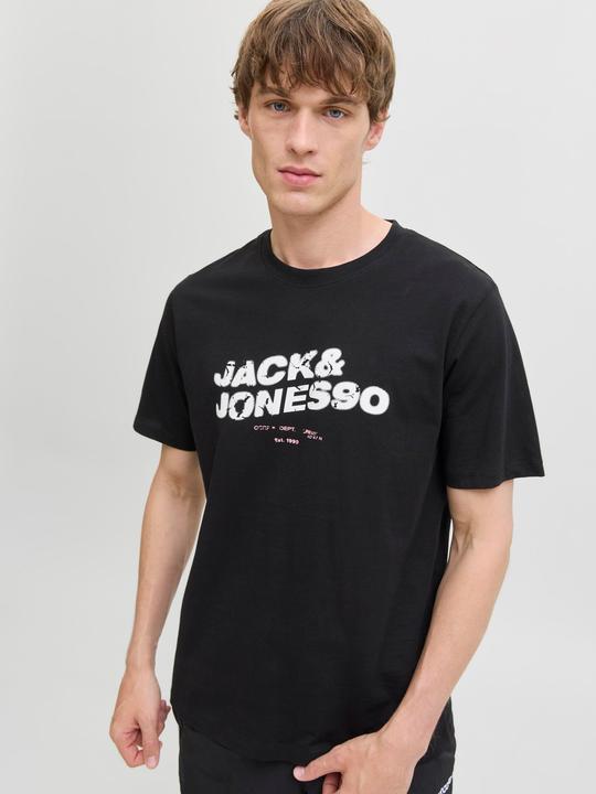 Actual product image Jack & Jones Gedruckt Rundhalsausschnitt T-shirt T-shirt (XL)