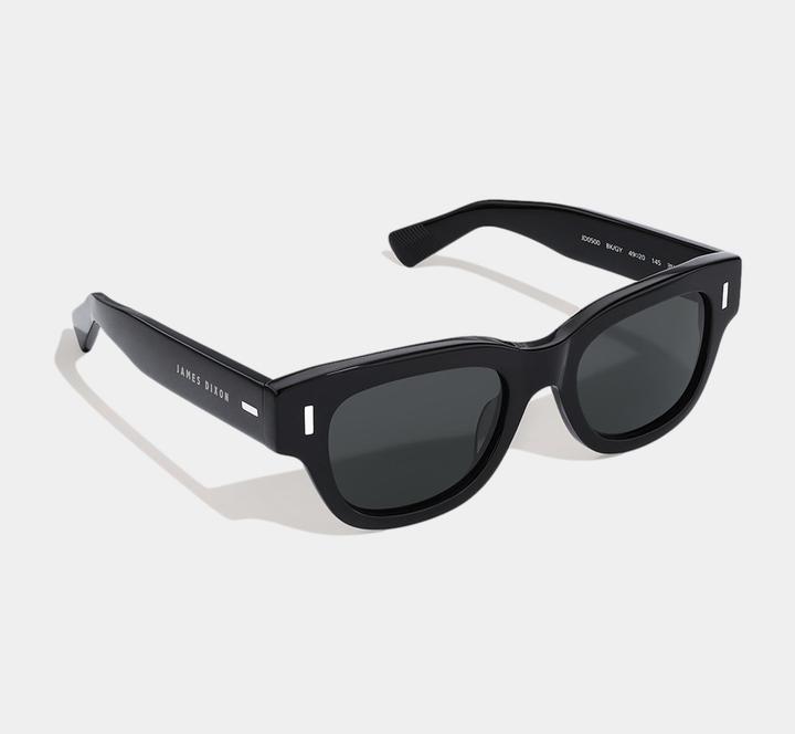 Immagine prodotto James Dixon Schwarz/Grau – Lennox – Quadratisch – Acetat – Sonnenbrille