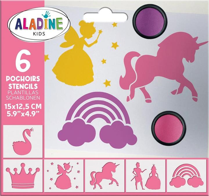 Image du produit Aladine Pochoirs Princesse (MQ6)