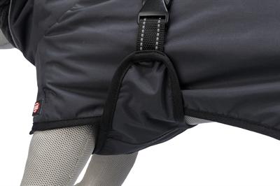 Actual product image Trixie Calvi, dog coat, black, XS: 30 cm (XS, Dog coat)