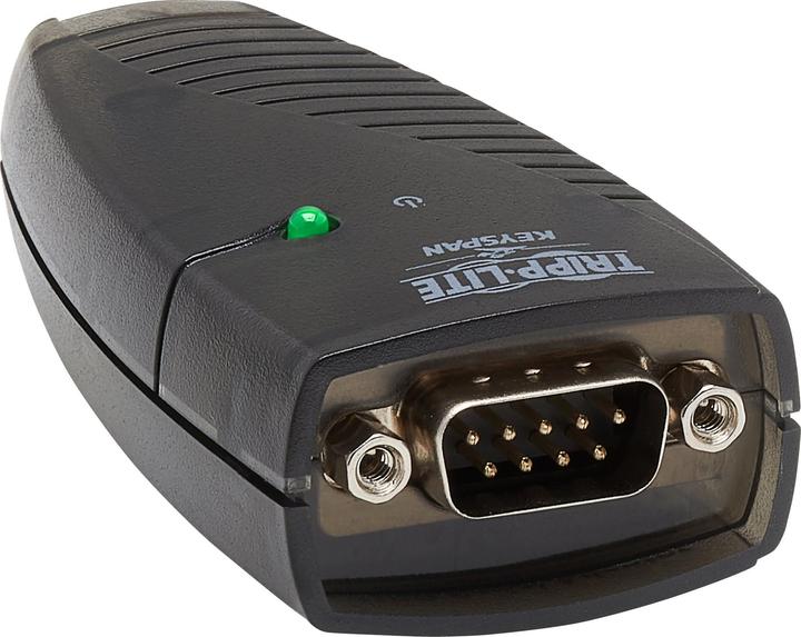 Actual product image Eaton Tripp Lite Series Keyspan High Speed USB to Serial Adapter (DB9F, USB-A, 7.87 cm)