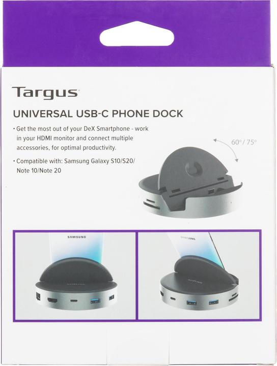 Produktbild Targus Universal DeXPhone Workstation (USB-C, 1 Ports)