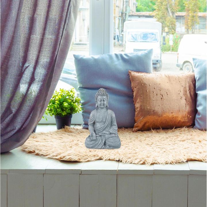 Image du produit Relaxdays Figurine de Bouddha assis, 30 cm