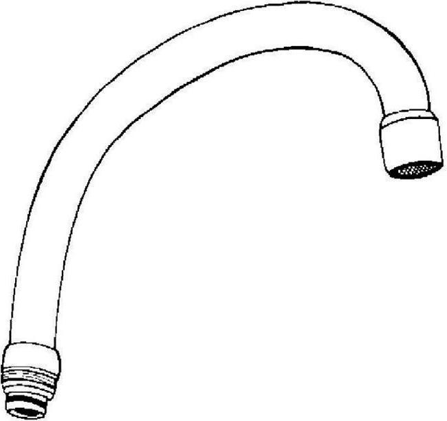 Produktbild Grohe Rohrauslauf COSTA Ausldg 140mm 5 Stück chr