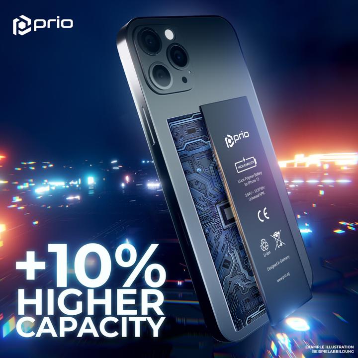 prio Hochleistungsakku für iPhone 13 (3560 mAh) - Universal APN -