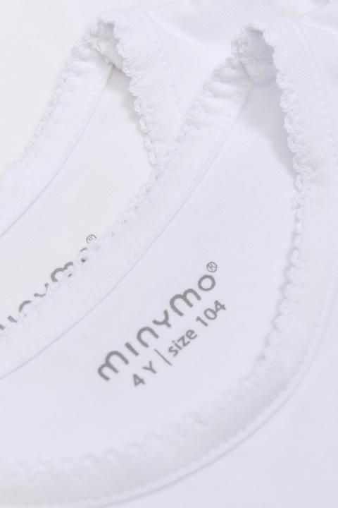 Produktbild Minymo T-Shirt 2er Set Weiss Gr. 122 (122)
